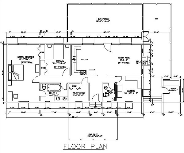 2D CAD Design and Drafting Sample